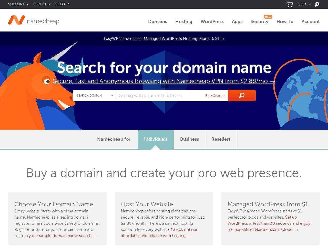 Perfect hosting. Namecheap. Cheapname. Namecheap cloud.